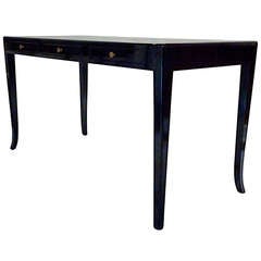 Black Lacquered Writing Table