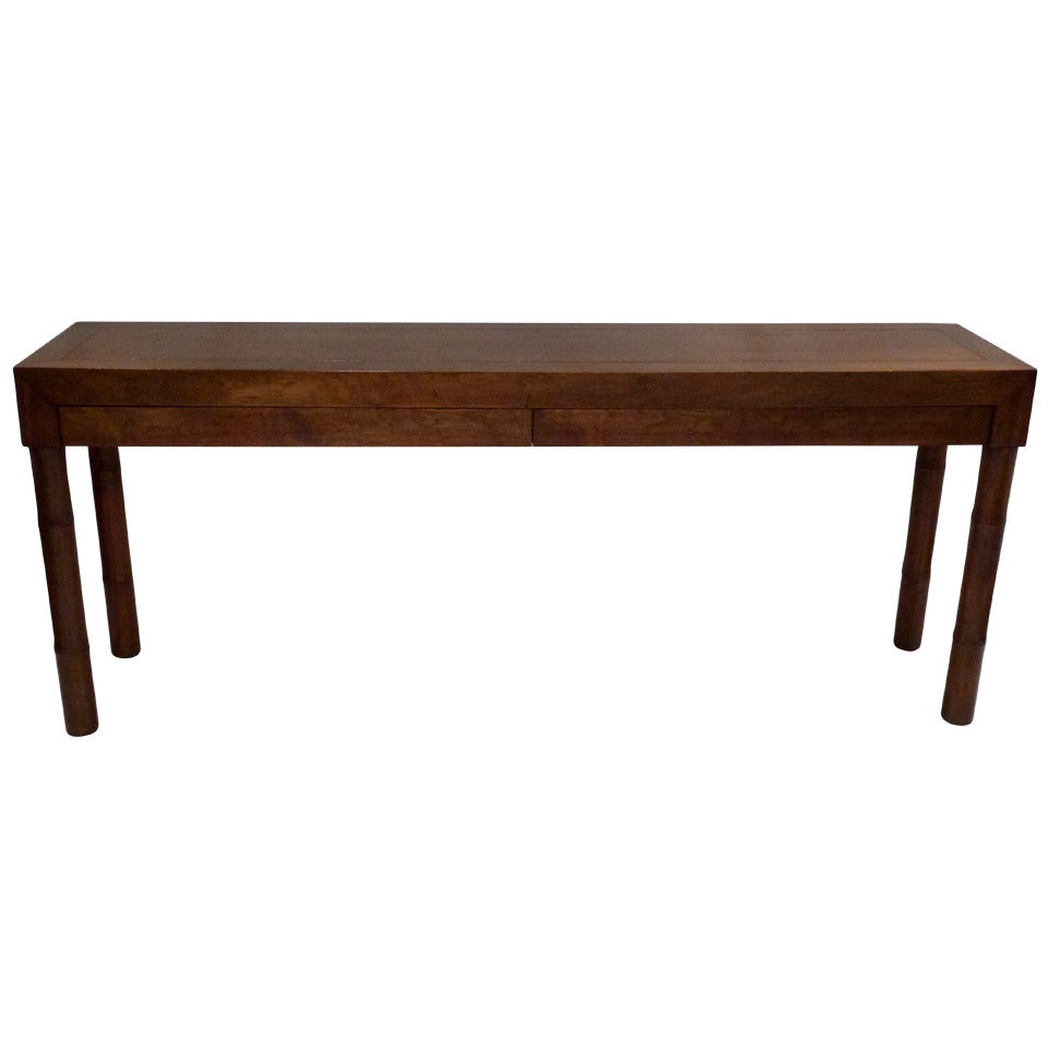 Modern Asian Style Console Table For Sale