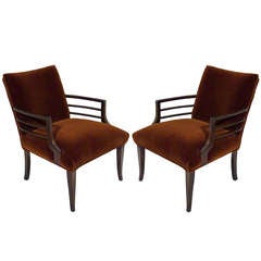 Pair of Art Moderne Armchairs