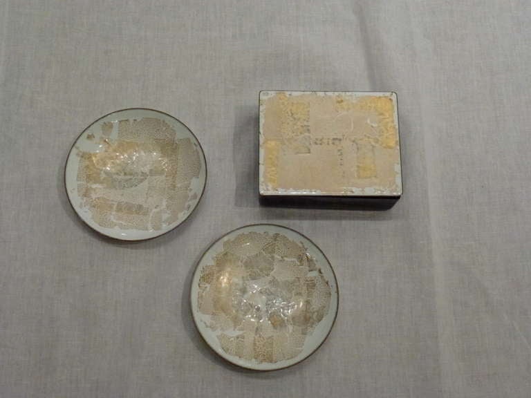 Set of Abstract Enamel Accessories