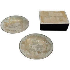 Set of Abstract Enamel Accessories