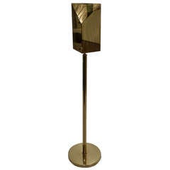 Brass Wall Washer Floor Lamp