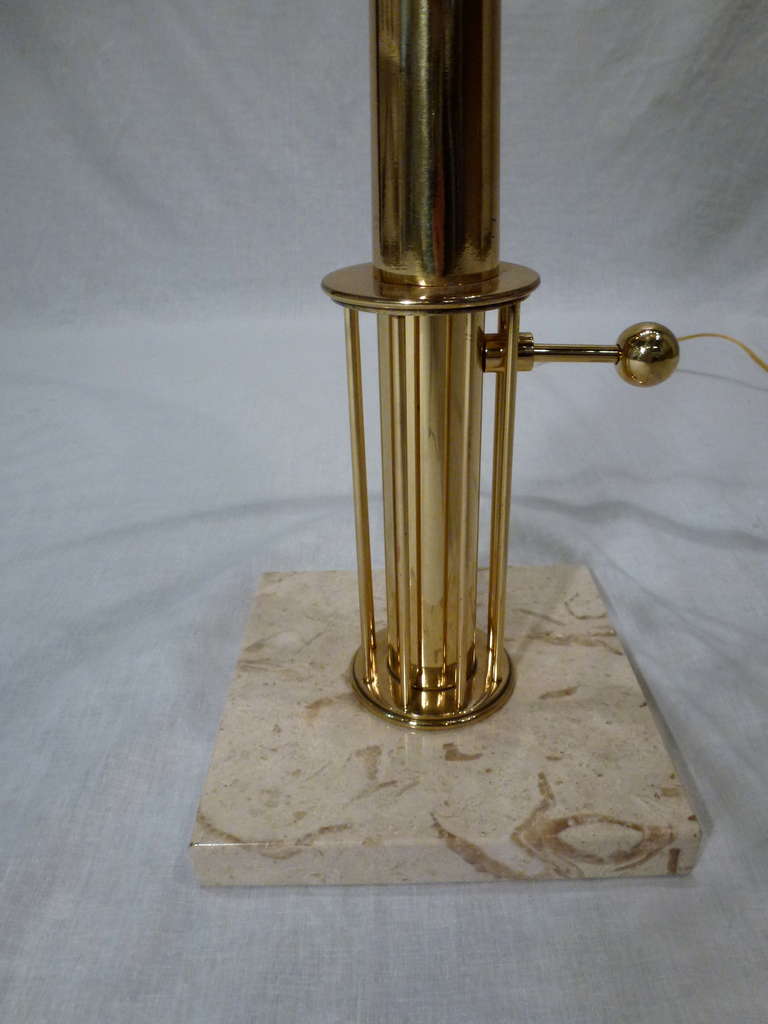 Mid-Century Modern Pair Of Monumental Stiffel Candlestick Lamps For Sale