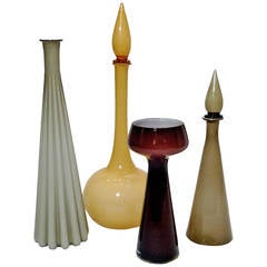 Empoli Glass Decanters