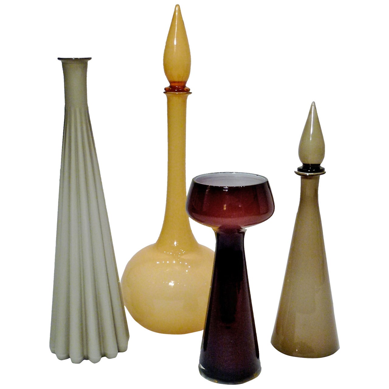 Empoli Glass Decanters For Sale