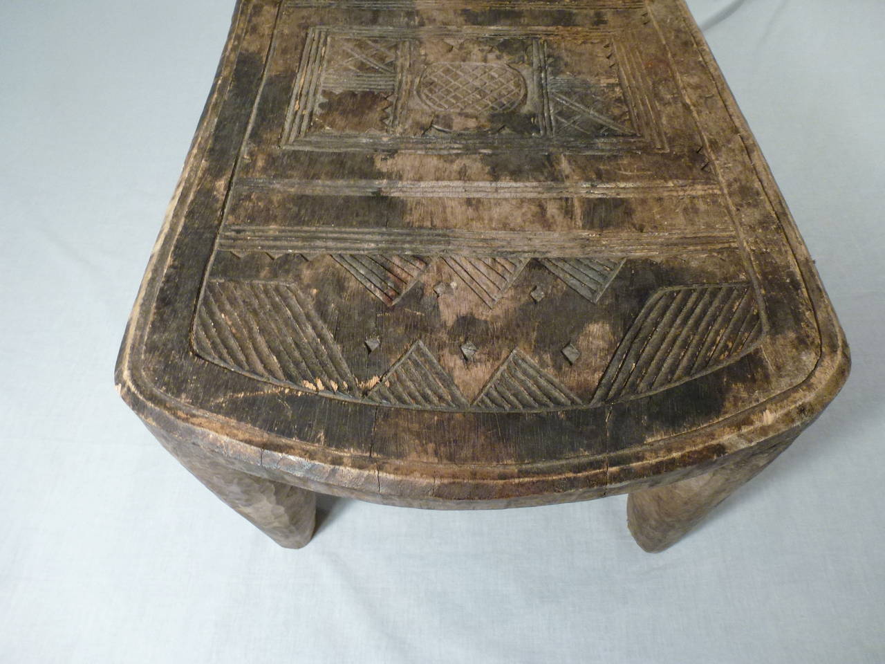 19th Century Antique African Nupe Stool For Sale