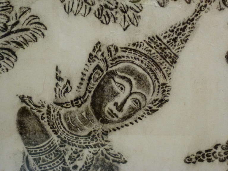 Thai Set of 2 Stone Rubbings