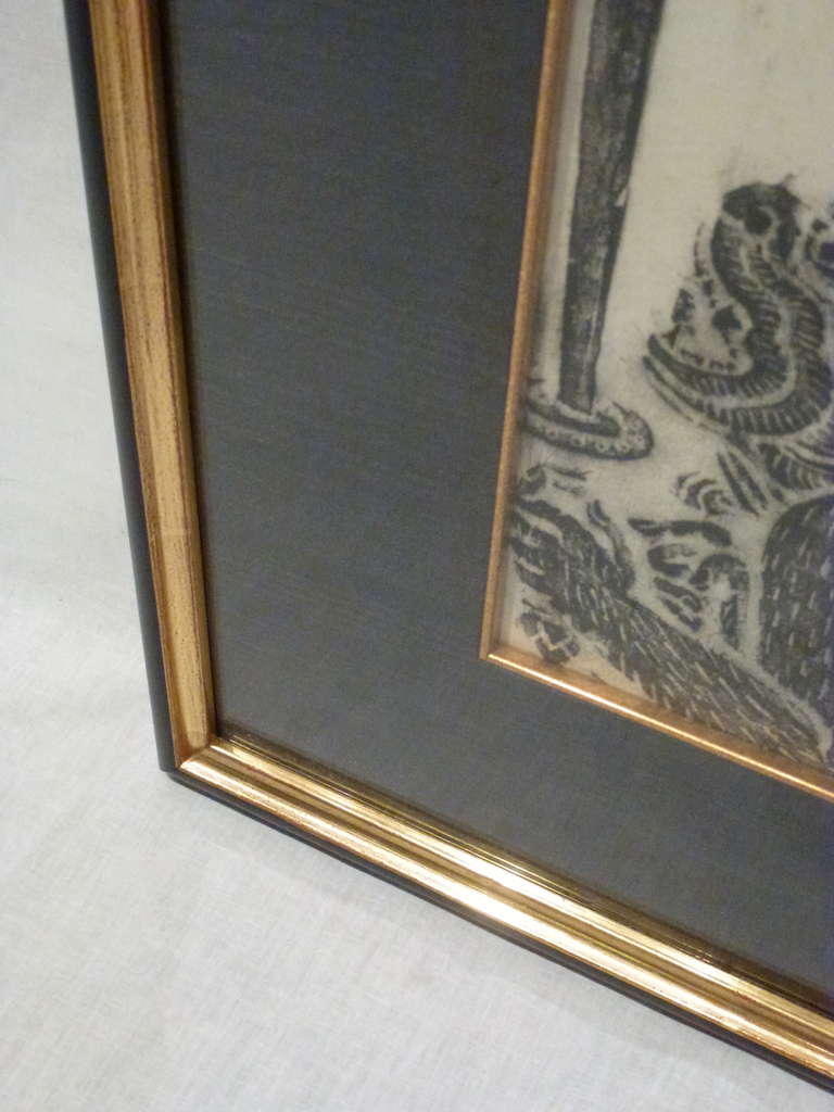 Set of 2 Stone Rubbings 3