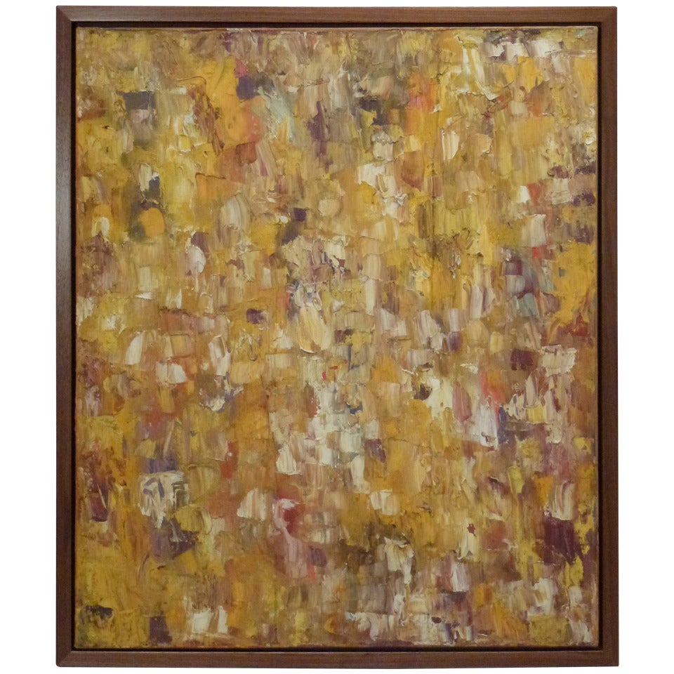 Abstract Composition Impasto Oil Painting For Sale