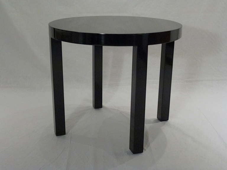 Timeless Round Parsons Side Table