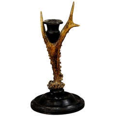 Antique Black Forest Antler Candleholder, circa 1880 6