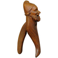 Hand-Carved Wood Dwarf Nutcracker, Brienz, 1900 10