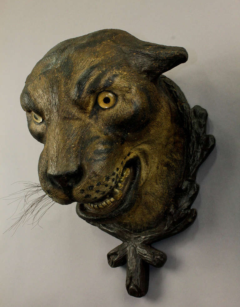 Gorgeous Pair of Leopard Heads 2