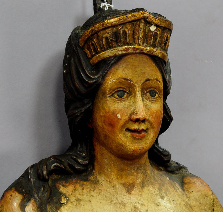 Outstanding two tailed mermaid melusine for sale at 1stdibs