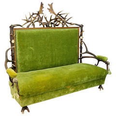 Antique Antler Sofa