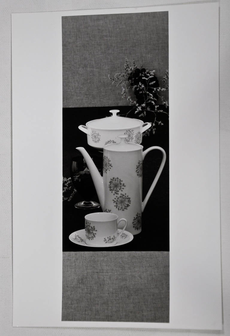 Vintage Print by Willi Moegle, circa 1960s, Arzberg No.2050