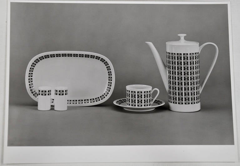 Vintage Print by Willi Moegle, Circa1960s, Arzberg No.2050