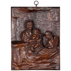Relief Woodcarving by Hermann Steiner Meran, 19th Century 9