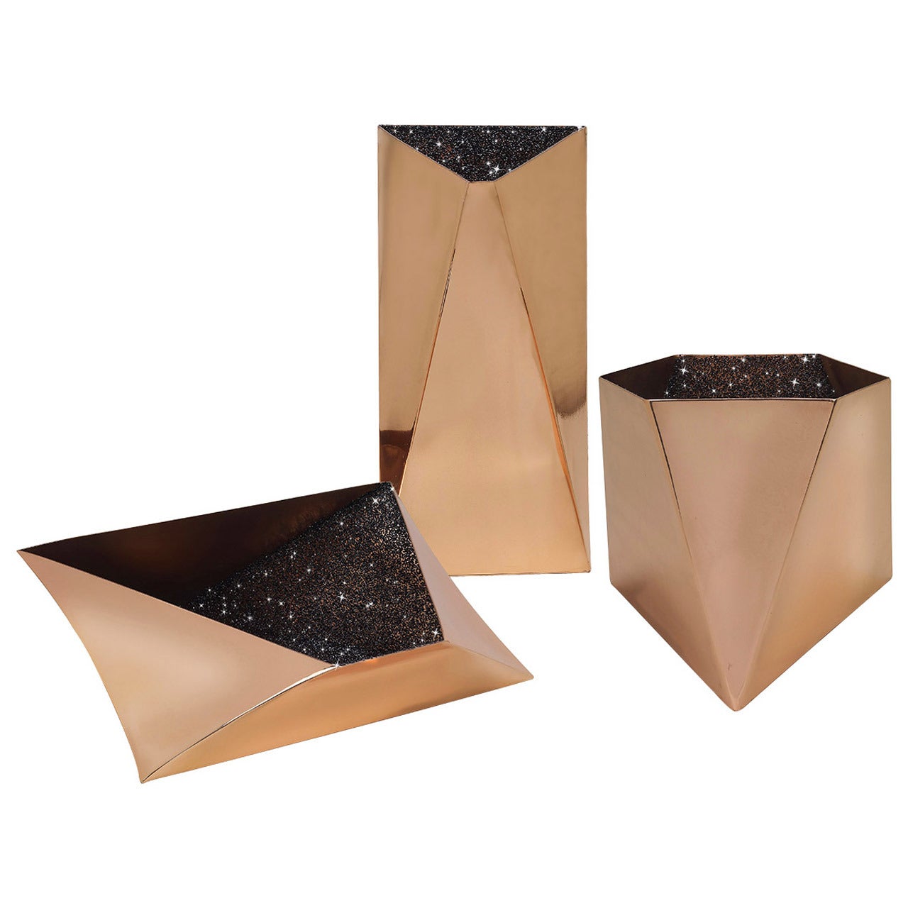 The Collective 'Star' Set of Three Vessels or Vases by David Adjaye