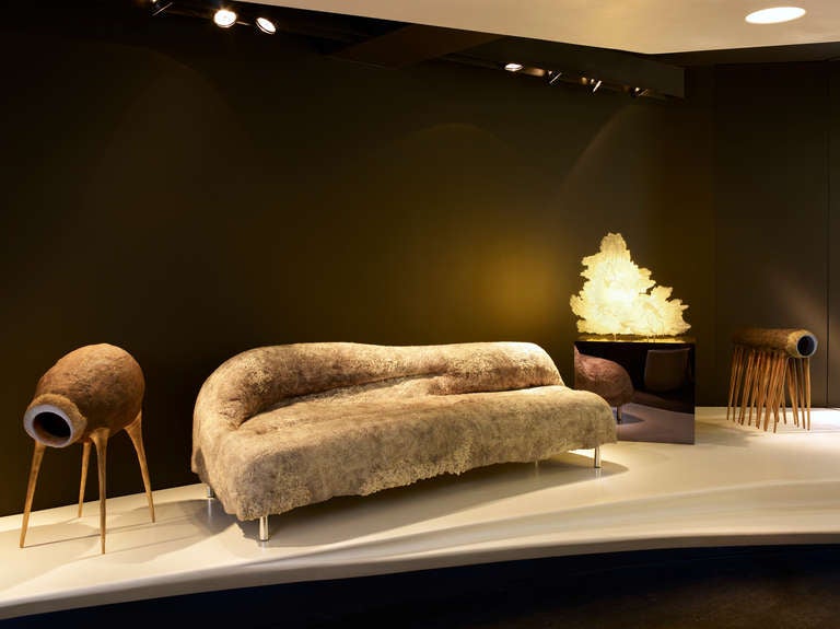 Israeli 'SeeJo So II' hand-made sofa in soft Nuno felt by Ayala Serfaty