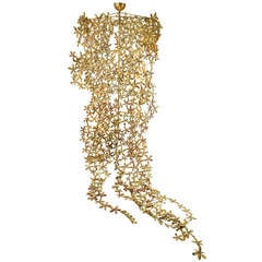 ‘The Bride’ 5-meter high, jewelry-like chandelier, by Taher Chemirik,