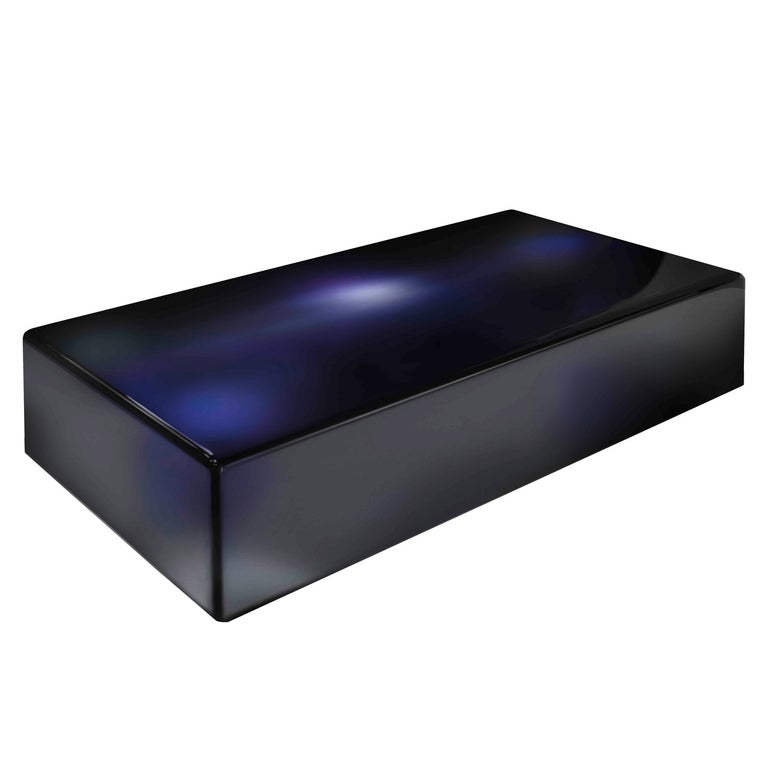 « Naturaloscopie III », un luminaire, table cinétique avec impression ...