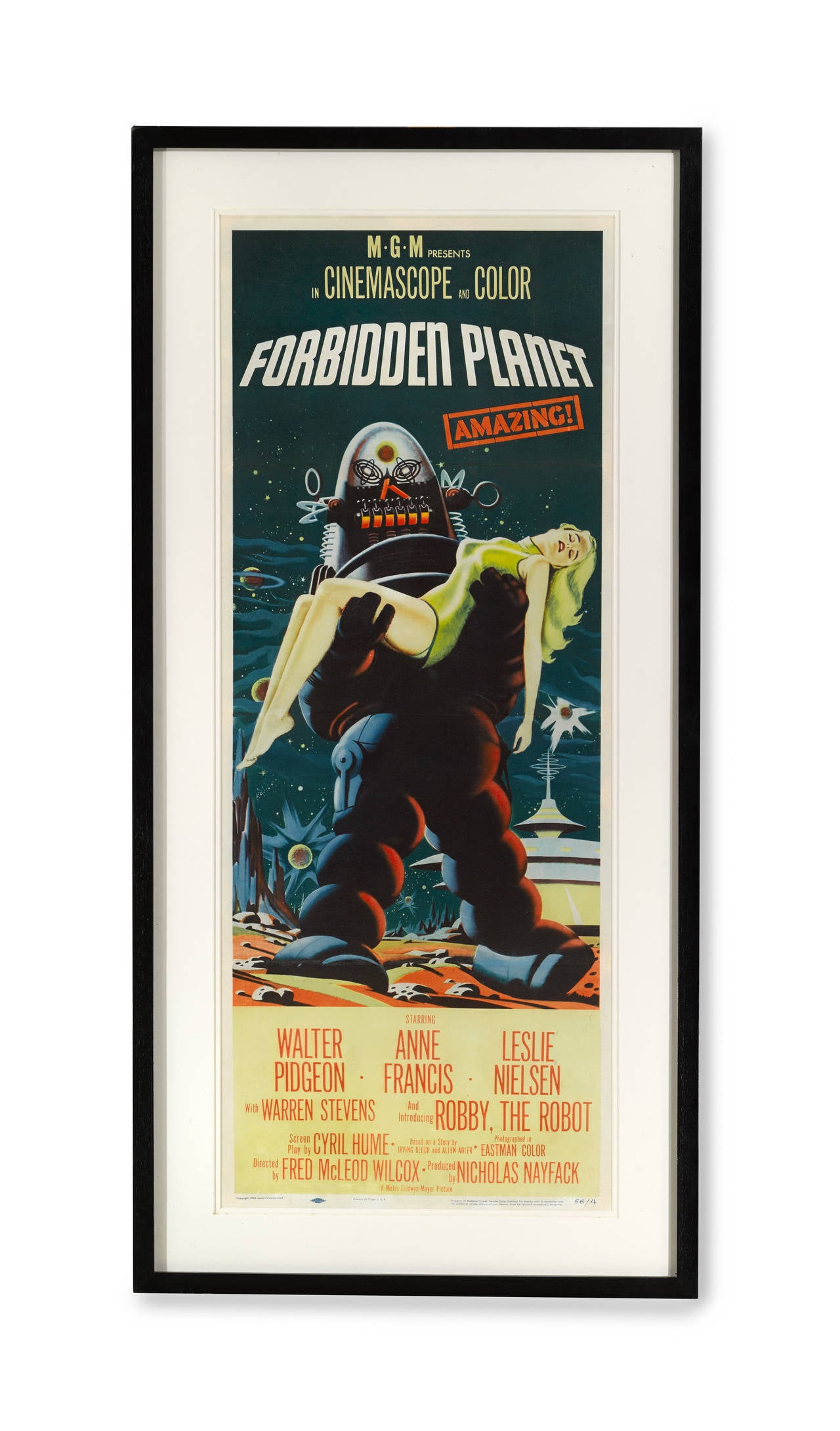 Forbidden Planet" Original US Movie Poster at 1stDibs