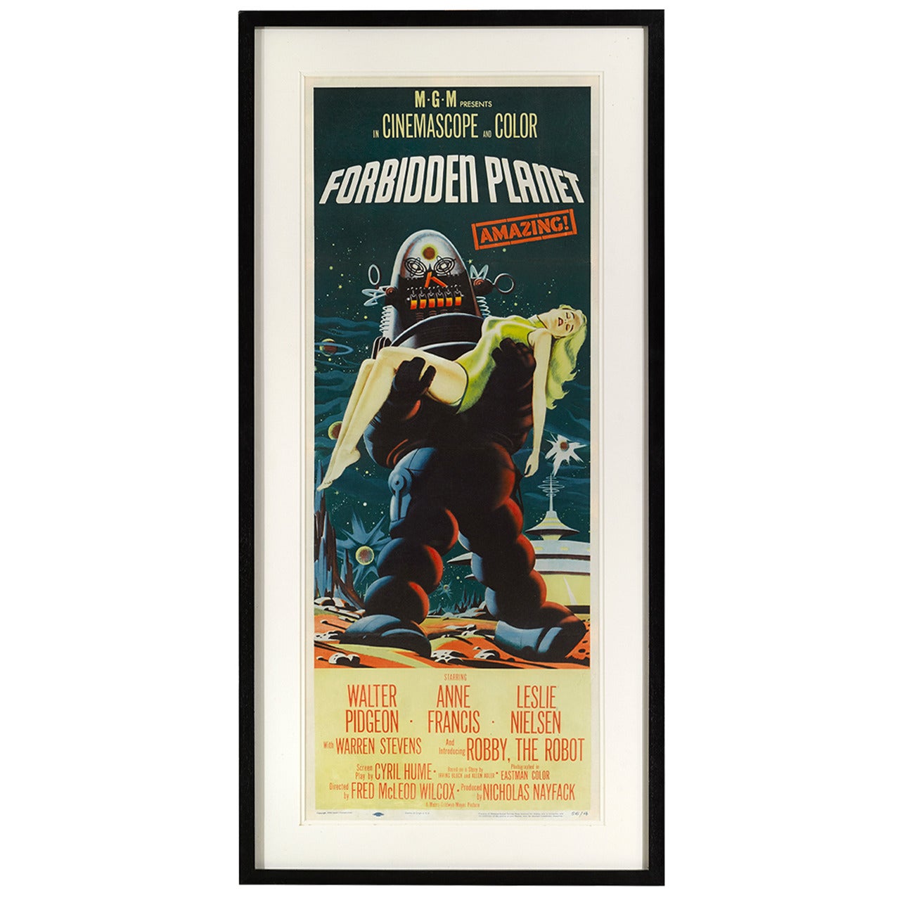 "Forbidden Planet" Original US Movie Poster
