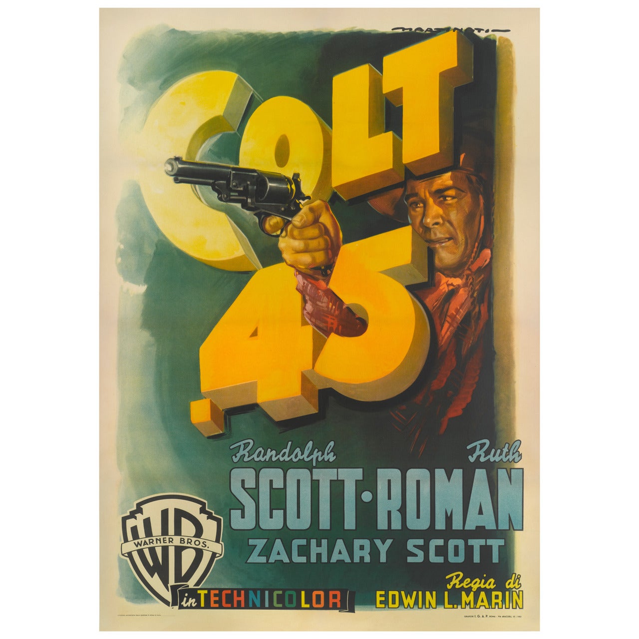 "Colt .45, " Film Poster
