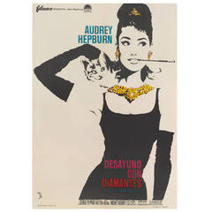 "Breakfast at Tiffany's, " Original Spanish Movie Poster