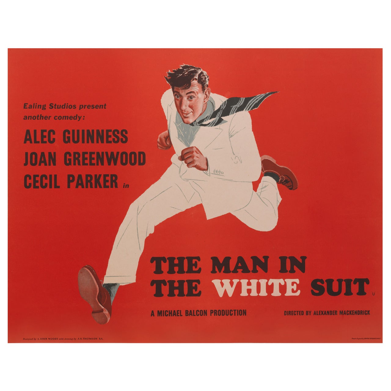"The Man in the White Suit" Original British Movie Poster
