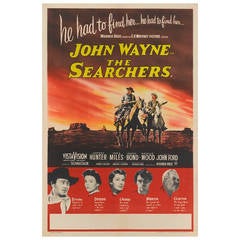 Vintage "the Searchers" British Film Poster