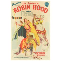 "The Adventures of Robin Hood" Original Argentine Film Poster