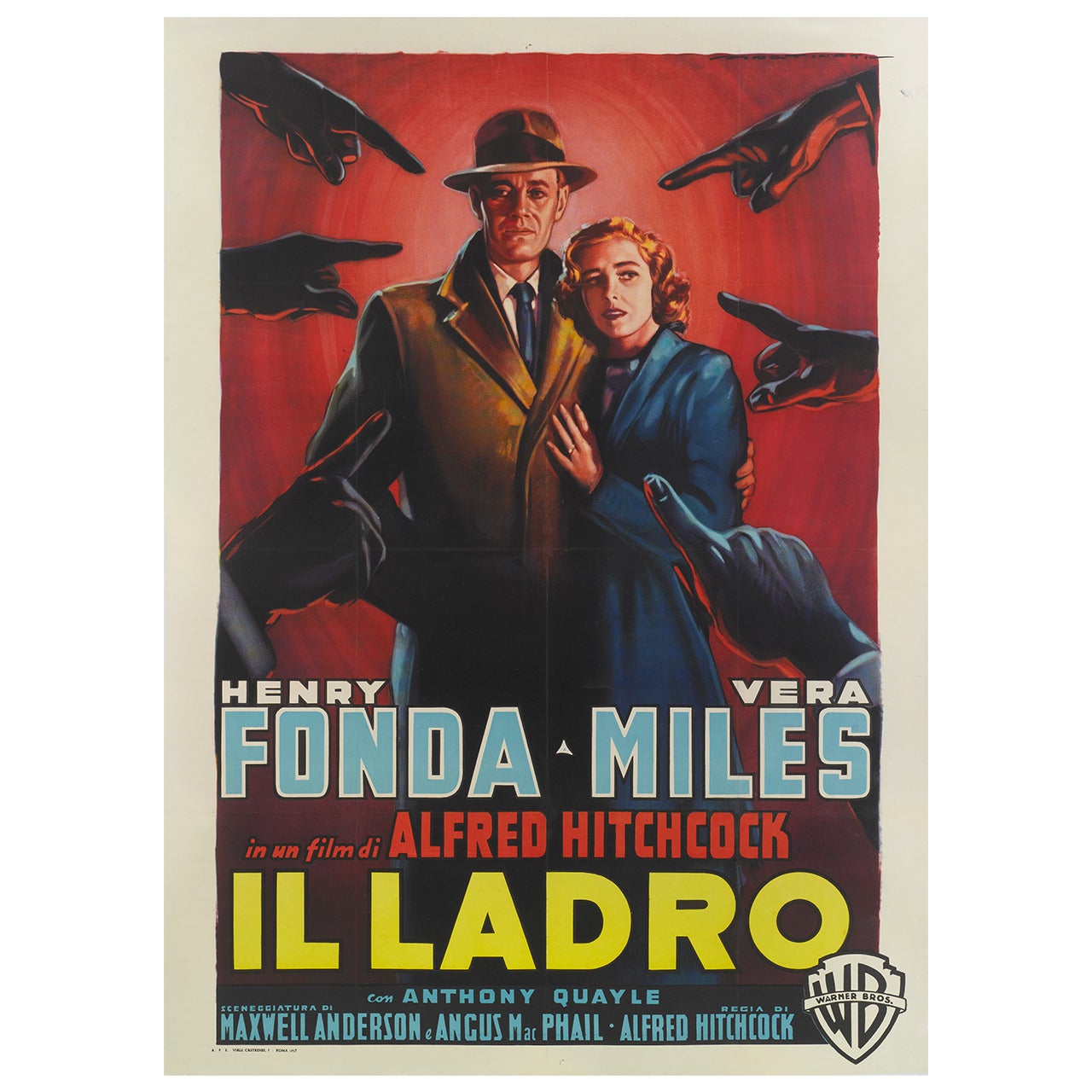 "Wrong Man" or "Il Ladro" Film Poster