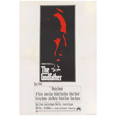 Retro The Godfather Film Poster