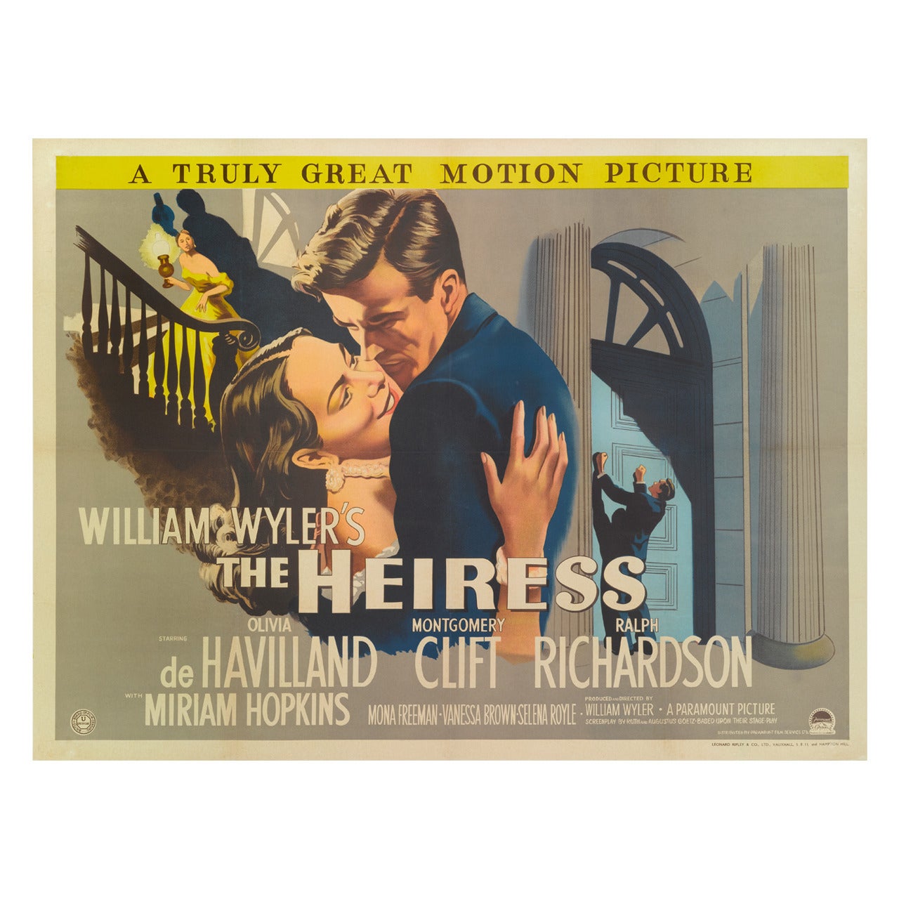 The Heiress Poster- Film Poster For Sale