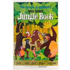 Retro "The Jungle Book" Film Poster