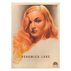 Vintage Veronica Lake Poster- Film Poster