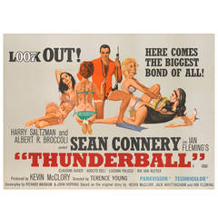 Affiche d'origine du film britannique «underball »