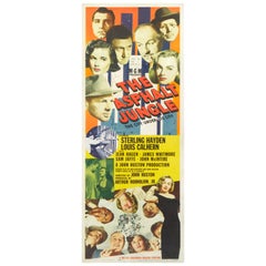 "La jungla de asfalto", cartel original de la película estadounidense