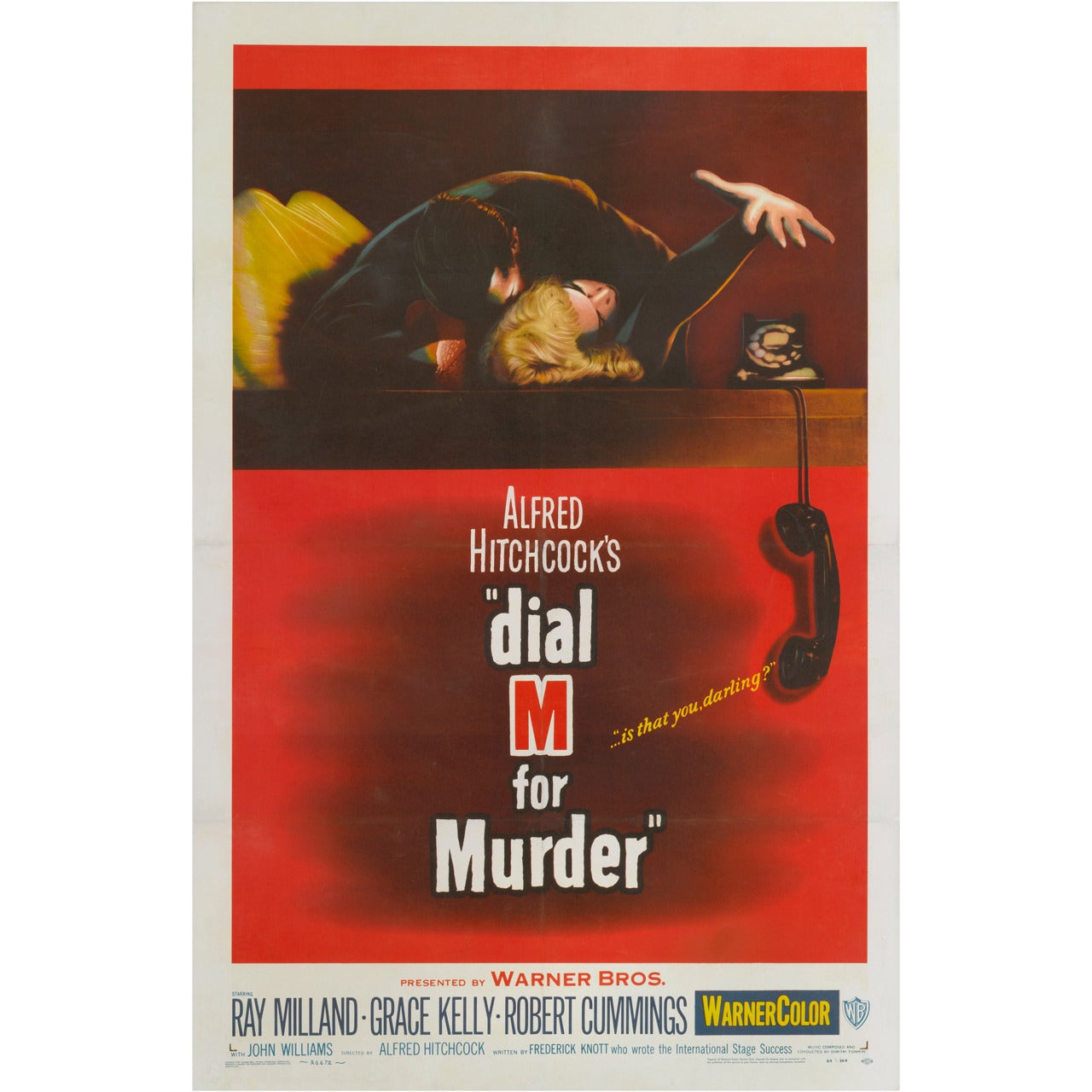 Film Poster for, "Dial M For Murder"