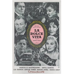 Film Poster for, "La Dolce Vita"
