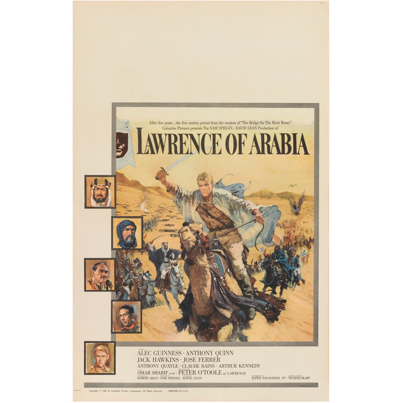 Film Poster for, "Lawrence of Arabia"