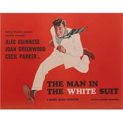 Vintage Film Poster for, "The Man in the White Suit"