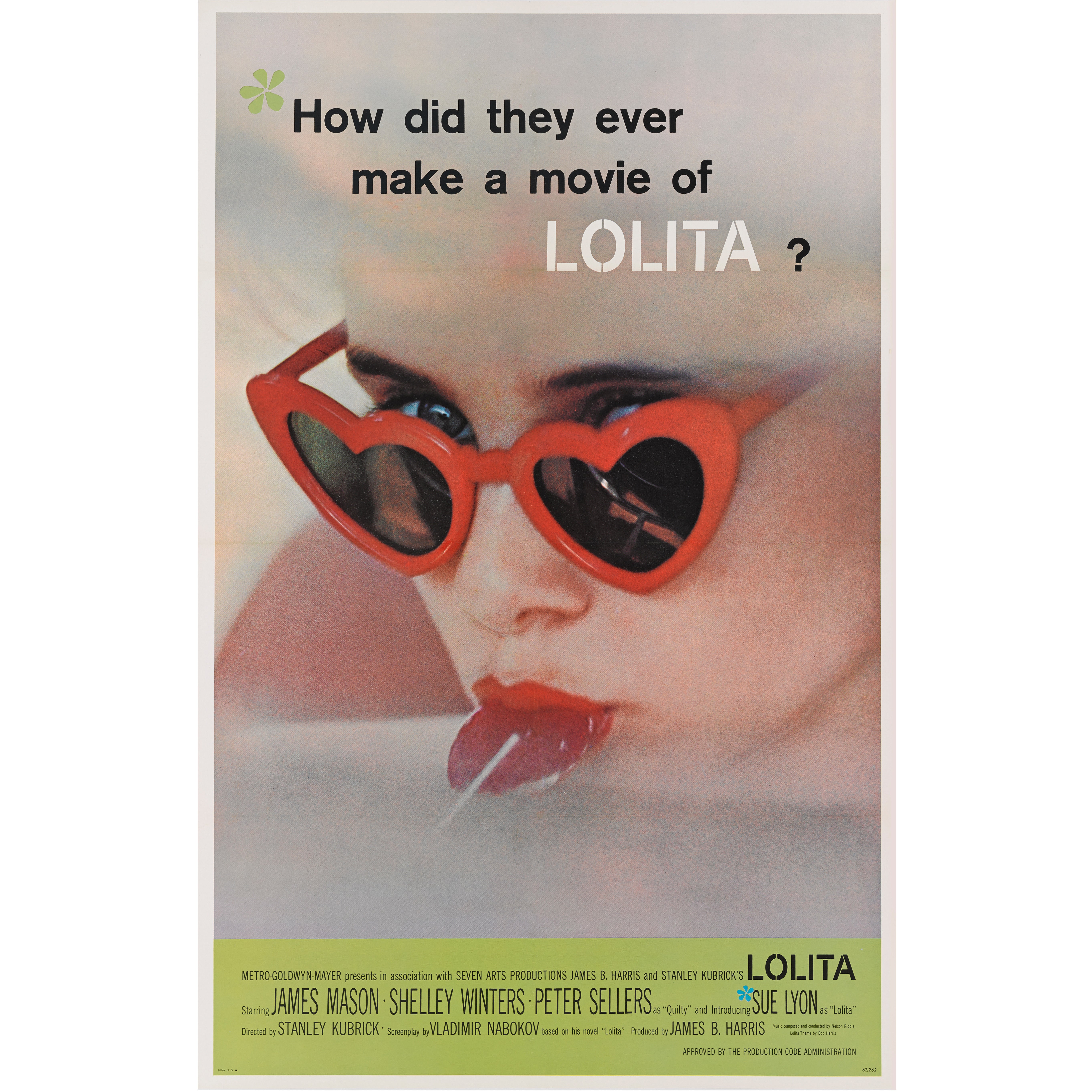 "Lolita, " Original US Movie Poster