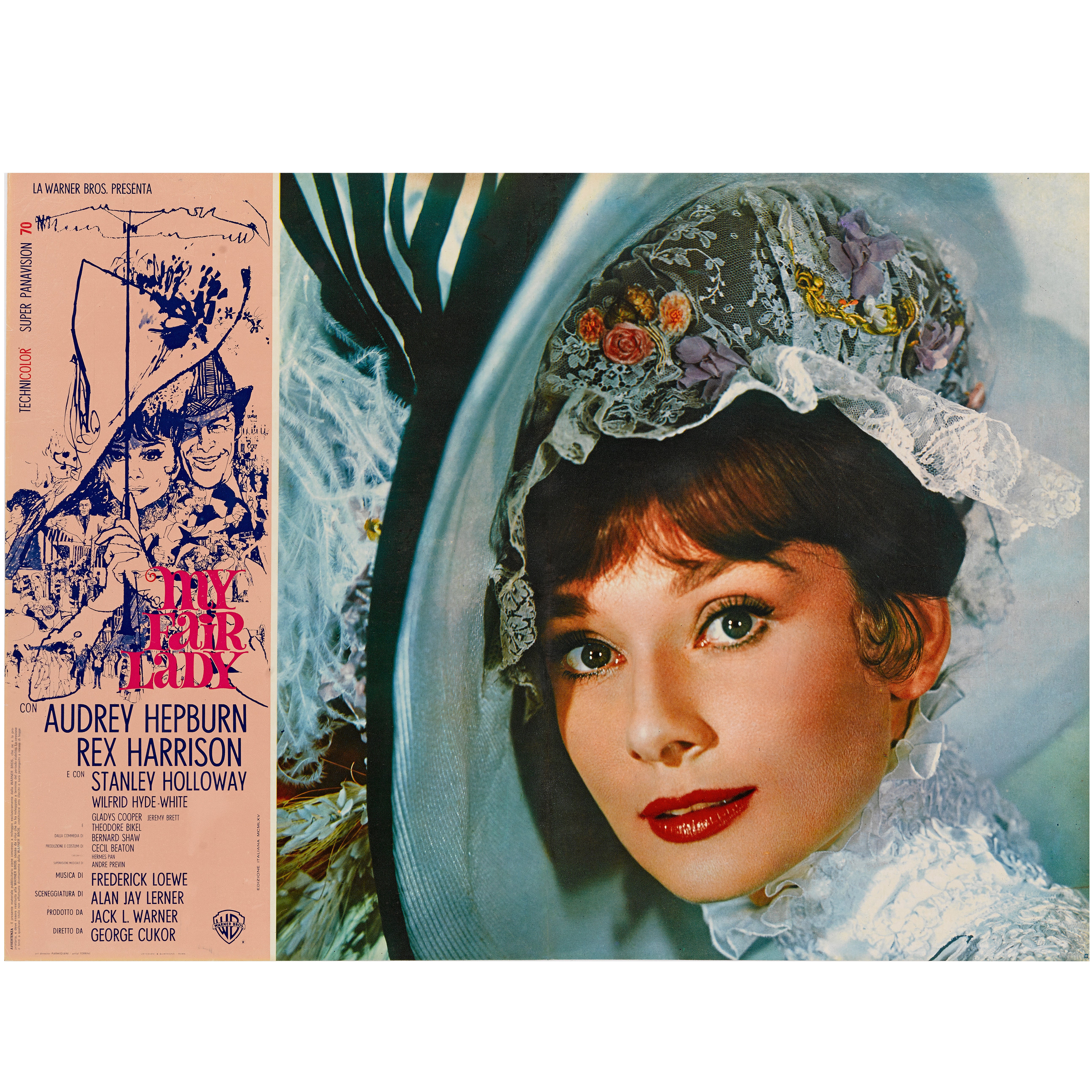 "My Fair Lady" Original Italian Movie Poster
