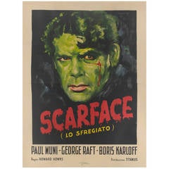 Vintage "Scarface" Film Poster