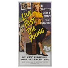 "Live Fast, Die Young," Film Poster