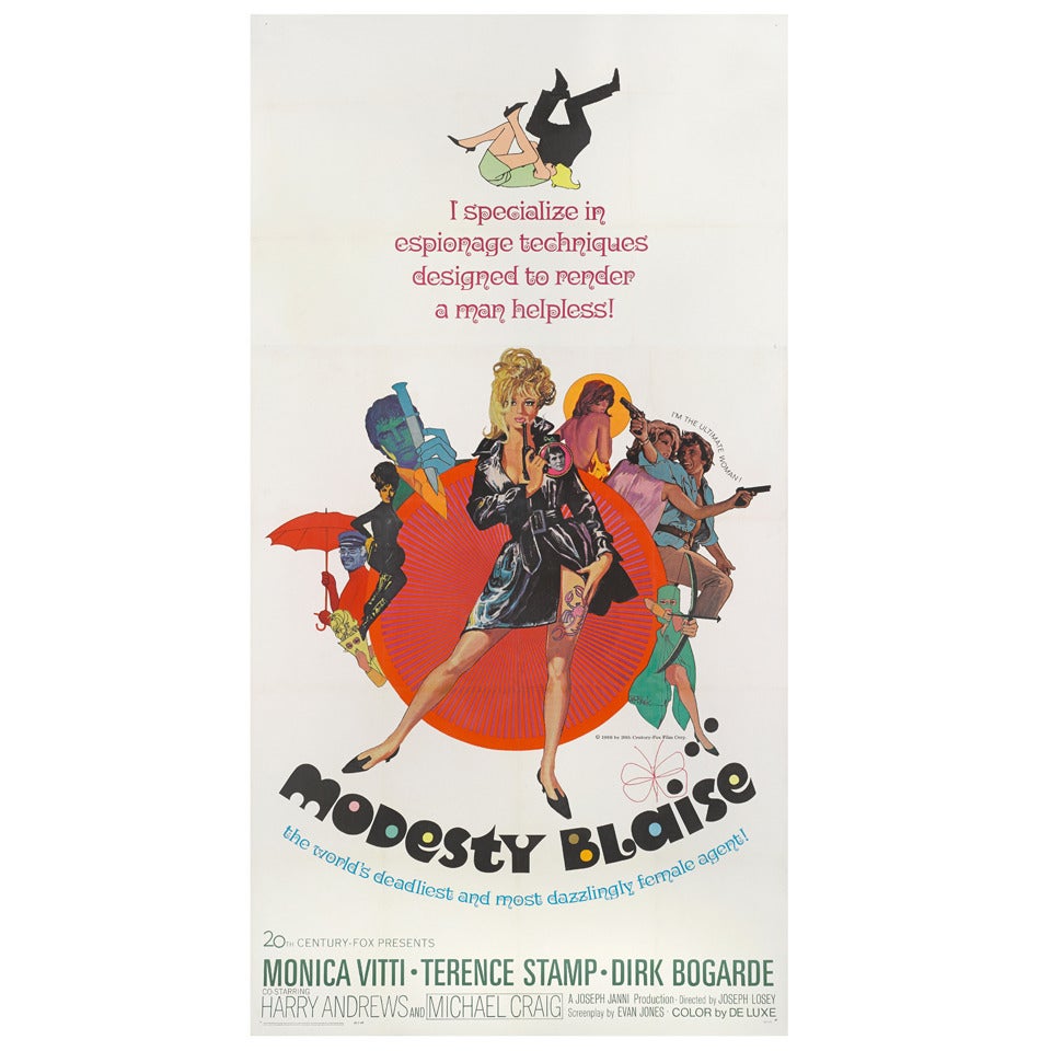 "Modesty Blaise, " Film Poster