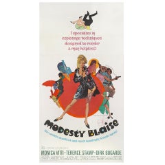 Vintage "Modesty Blaise, " Film Poster